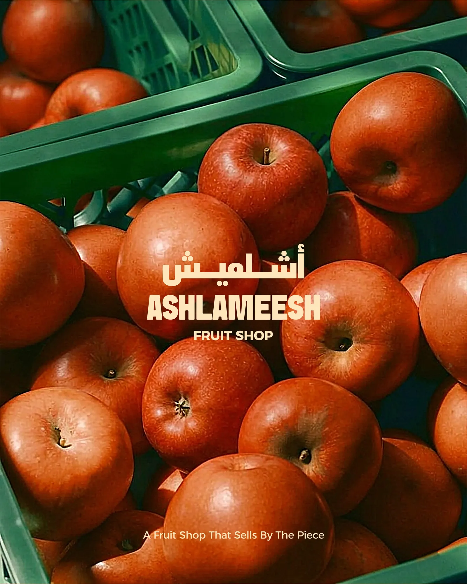 Ashlameesh — brand identity for a fruit and cocktail store by Visage, Lebanon — image 2 of 4