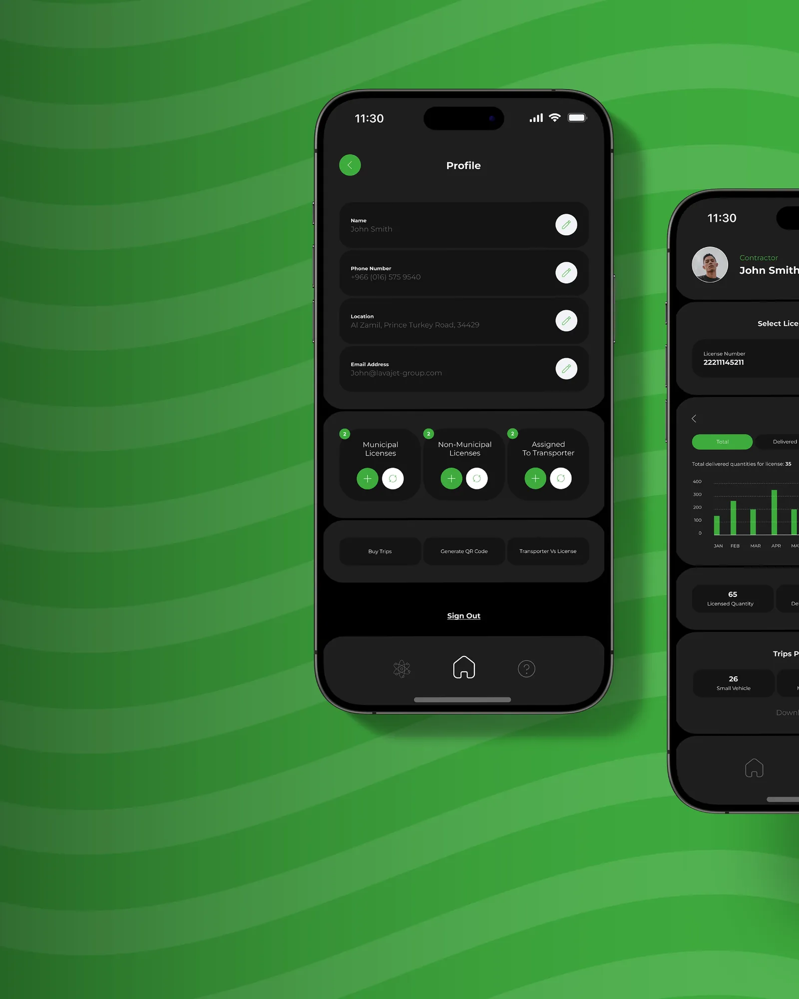 EcoSync — UI/UX and app design for a waste management platform by Visage, Beirut — image 2 of 4
