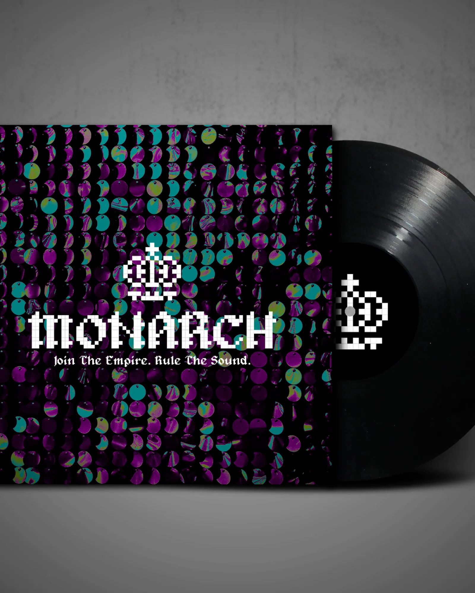 Monarch — brand identity and logo design for a record label by Visage, Beirut